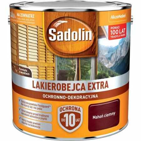 SAMCHEM SADOLIN EXTRA MAHOŃ CIEMNY 2,5L Sadolin Strona główna SADOLIN - LAKIEROBEJCA EXTRA - CIEMNY MAHOŃ - wiadro - 2,5L