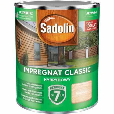 SAMCHEM Sadolin Classic Hybrydowy Bezbarwny 0,75L Sadolin Impregnat do drewna SADOLIN - impregnat hybrydowy - BEZBARWNY - pu