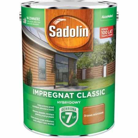 SAMCHEM Sadolin Classic Hybrydowy Drzewo Wiśniowe 4,5L Sadolin Impregnat do drewna SADOLIN - impregnat hybrydowy - DRZEWO WI