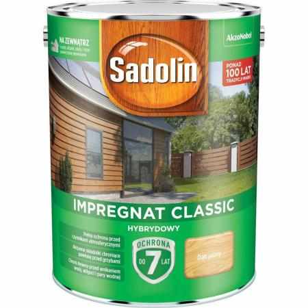 SAMCHEM Sadolin Classic Hybrydowy Dąb Jasny 4,5L Sadolin Impregnat do drewna SADOLIN - impregnat hybrydowy - DĄB JASNY - wia