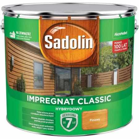 SAMCHEM SADOLIN IMPREGNAT HYBRYDOWY PINIOWY 9L Sadolin Impregnat do drewna SADOLIN - impregnat hybrydowy - PINIOWY - wiadro 