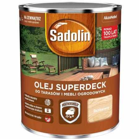 SAMCHEM OLEJ DO DREWNA SUPERDECK BEZBARWNY 1 0,75L Sadolin Strona główna SAD SUPERDECK BEZBARWNY 1 0,75LDużo towarów w bazie
