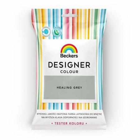 SAMCHEM TESTER BECKERS DESIGNER HEALING GREY Beckers Farby Zapraszamy do zakupu testera farby lateksowej Beckers DESIGNER HE