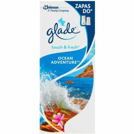 SAMCHEM Glade Touch & Fresh Ocean Adventure Zapas do odświeżacza powietrza 10 ml GLADE Strona główna GLADE TOUCH&amp;FRESH 1