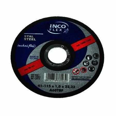 SAMCHEM Tarcza do cięcia metalu 115x1.0x22.2 inco flex Strona główna TARCZA PŁASKA METAL 115/1.0 Dużo towarów w bazie. O