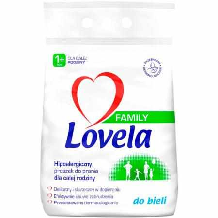 SAMCHEM Lovela Family Hipoalergiczny proszek do prania do bieli 2,1 kg 28 prań LOVELA Proszki do prania Lovela Family Hipoal