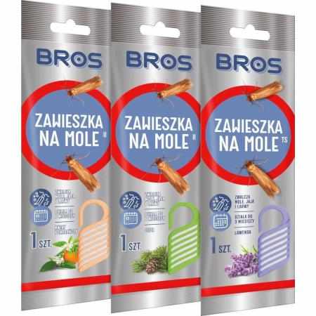 SAMCHEM BROS ZAWIESZKA NA MOLE CEDROWA BROS Strona główna BROS ZAWIESZKA NA MOLE\nPreparat w postaci zawieszki do zwalczania