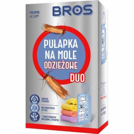 SAMCHEM BROS PUŁAPKA NA MOLE ODZIEŻOWE DUO + WKŁADY BROS Strona główna BROS Pułapka na mole odzieżowe DUO + 2 wkłady to prod