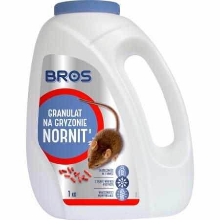SAMCHEM BROS NORNIT 1KG BROS Strona główna Bros Nornit do zwalczania gryzoni 1kg\nWysokogatunkowy granulat do zwalczania gry