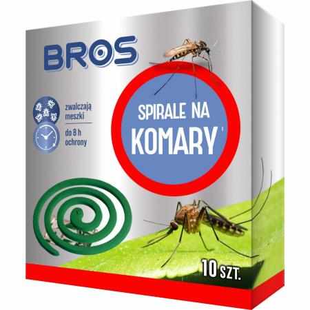 SAMCHEM Bros Spirale na komary meszki Odstraszają dymem Zwalczają Grill ogród działka 10szt. BROS Strona główna Żarząca się 