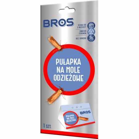 SAMCHEM BROS PUŁAPKA FEROMONOWA NA MOLE ODZIEŻOWE BROS Strona główna Bezwonna pułapka do monitorowania obecności moli odzież