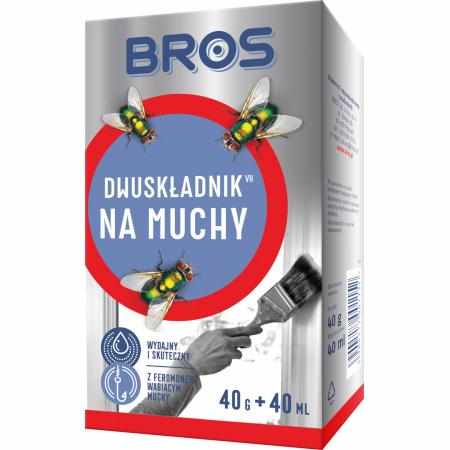 SAMCHEM Bros 40g + 40ml Dwuskładnik na muchy Wabi dorosłe osobniki BROS Strona główna Wyjątkowo skuteczny preparat owadobójc
