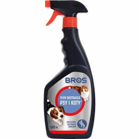 SAMCHEM BROS PŁYN ODSTRASZA PSY I KOTY 500ML BROS Strona główna Preparat w naturalny sposób zniechęca psy i koty do znaczeni