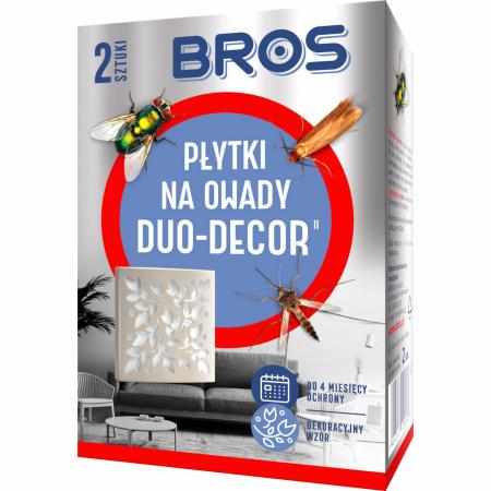 SAMCHEM Bros 2szt Płytka na owady dekoracyjna duo-decor owadobójcza meszki komary muchy mrówki BROS Strona główna Dwie dekor