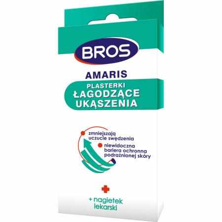 SAMCHEM Bros Amaris plasterki łagodzące ukąszenia 20szt BROS Strona główna lasterki skutecznie zmniejszają nieprzyjemne uczu
