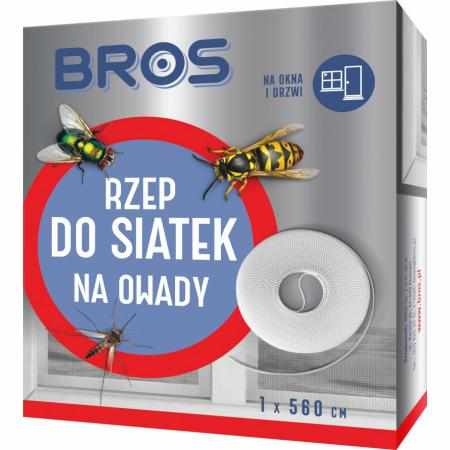 SAMCHEM BROS 5,6m Rzep do siatek przeciw owadom Biały Łatwy montaż Do moskitiery BROS Strona główna Samoprzylepny rzep do mo