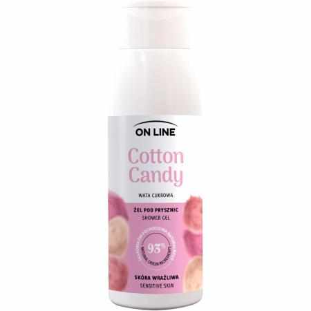 SAMCHEM Żel pod prysznic Cotton Candy 400ml On Line Żele pod prysznic Nawilżający, deserowy żel pod prysznic o zapachu waty 