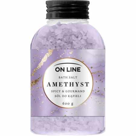 SAMCHEM SÓL DO KĄPIELI Amethyst 600g On Line Strona główna Sól do kąpieli AMETHYST to odprężenie dla ciała i umysłu. Niepowt