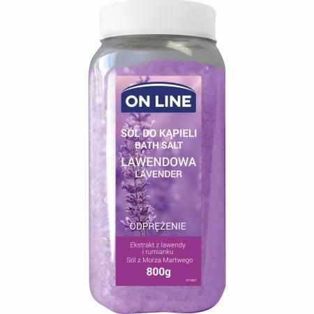 SAMCHEM SÓL DO KĄPIELI lawendowa 800g On Line Strona główna Lawendowa sól do kąpieli z ekstraktem z lawendy i rumianku oraz 