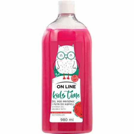SAMCHEM Płyn Prysznic & kąpiel 2w1 arbuz 980 ml On Line Strona główna Kids Time, płyn 2w1 o zapachu arbuza. Do mycia ciała p