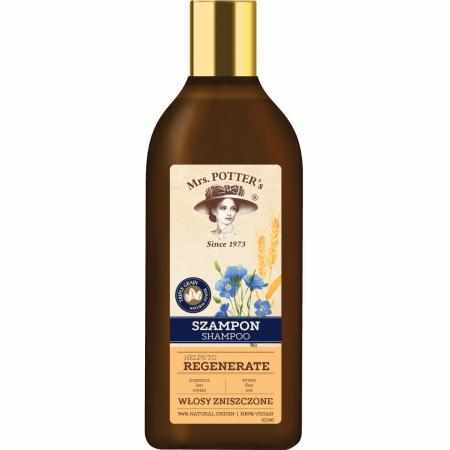 SAMCHEM Szampon TRIPLE GRAIN 390 ml MRS. POTTER\'S Strona główna Potrójna moc ziaren i zbóż. Szampon do mycia włosów zniszcz