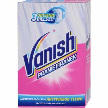 SAMCHEM Vanish Proszek do prania firanek 400g VANISH Proszki do prania Proszek Vanish do prania firanek dzięki sile aktywneg