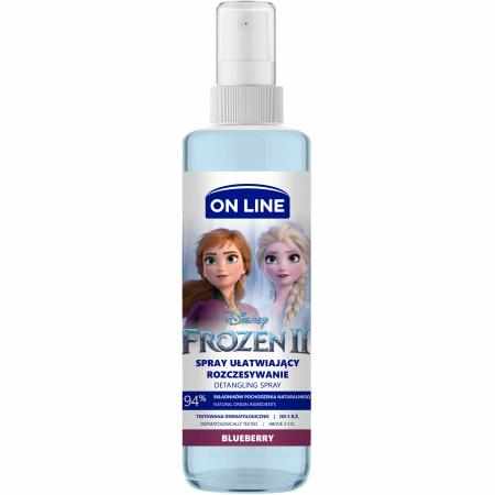 SAMCHEM Spray ułatwiający rozczesywanie ON LINE FROZEN 200 ml jagoda On Line Strona główna Spray do włosów ON LINE FROZEN. U