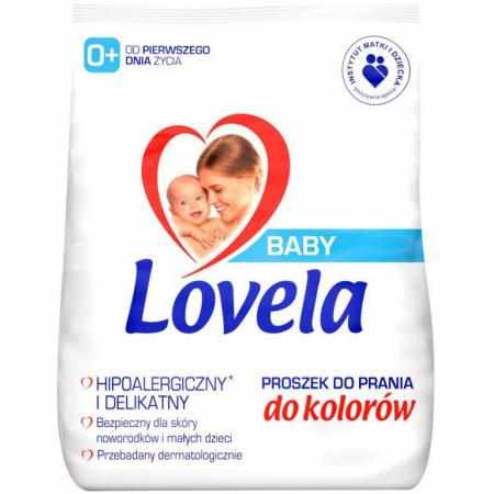 SAMCHEM Lovela Baby hipoalergiczny proszek do prania ubranek niemowlęcych i dziecięcych do kolorów 1,3kg LOVELA Proszki do p