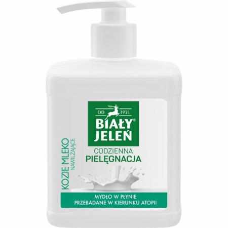 SAMCHEM BIAŁY JELEŃ HIPOALERGICZNE MYDŁO W PŁYNIE - KOZIE MLEKO 500 ML Biały Jeleń Mydła toaletowe BIAŁY JELEŃ HIPOALERGICZN