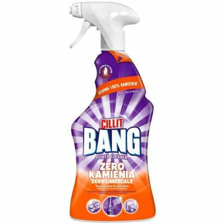 SAMCHEM Cillit Bang Spray zero kamienia 750 ml CILLIT BANG Strona główna Idealnie czyści: umywalki, wanny, kabiny prysznicow