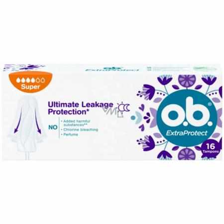 SAMCHEM o.b tampony night protect super 16szt O.B. Strona główna OB Extra Protect Super Comfort zapewniają optymalną i nieza