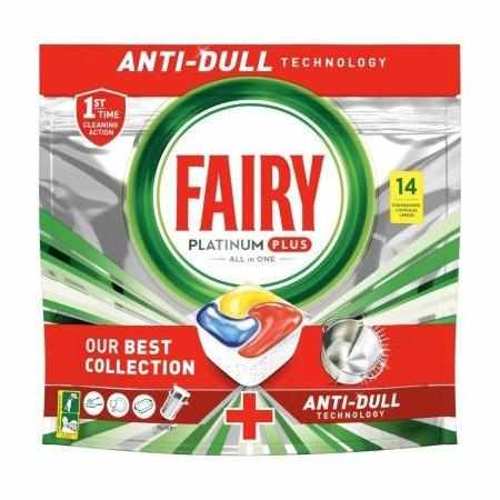 SAMCHEM Fairy Platinum Plus All In One Cytryna Tabletki do zmywarki 14 szt Tabletki do zmywarki Tabletki do zmywarki All In