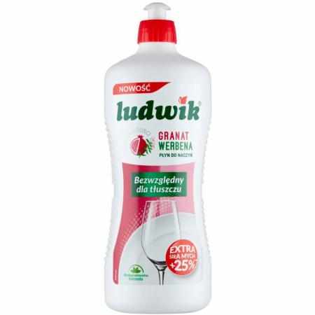 SAMCHEM Ludwik Płyn do Naczyń Granat z Werbeną 900g Płyny do naczyń Granat z werbenąPłyn do mycia naczyń- Bezwzględny dla t