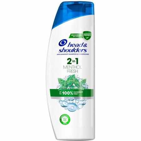 SAMCHEM HEAD&SHOULDERS SZAMPON DO WŁOSÓW MENTHOL 2W1 360ML Head & Shoulders Strona główna Pożegnaj się z łupieżem, sięgając 