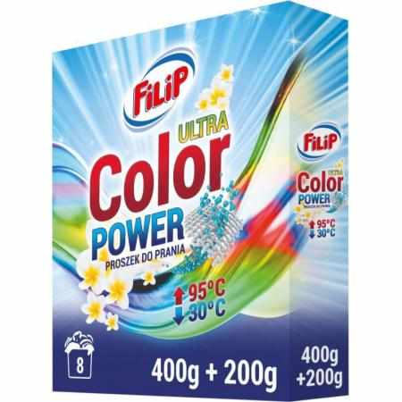 SAMCHEM PROSZEK DO PRANIA FILIP DO KOLORU 600g FILIP Proszki do prania PROSZEK DO PRANIA FILIP DO KOLORU 600g