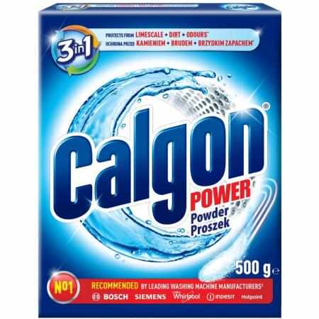 SAMCHEM Calgon Power Powder proszek do prania zmiękczający wodę 500g Calgon Czyszczenie pralki 