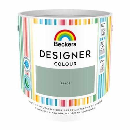 SAMCHEM DESIGNER PEACE 2.5L Beckers Farby Beckers Designer Colour to wysokiej jakości, matowa farba lateksowa, idealna do m