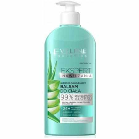 SAMCHEM Eveline Ekspert Nawilżenia Balsam Do Ciała Aloes 350ML Eveline Balsamy, masła, kremy do ciała Eveline Ekspert Nawilż