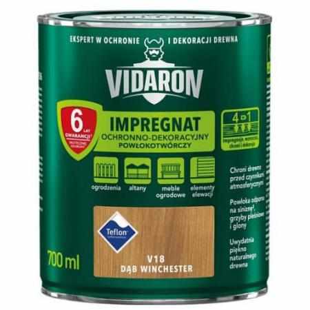 SAMCHEM VIDARON IMPREGNAT dąb winchester V18 0,7L Impregnat do drewna 