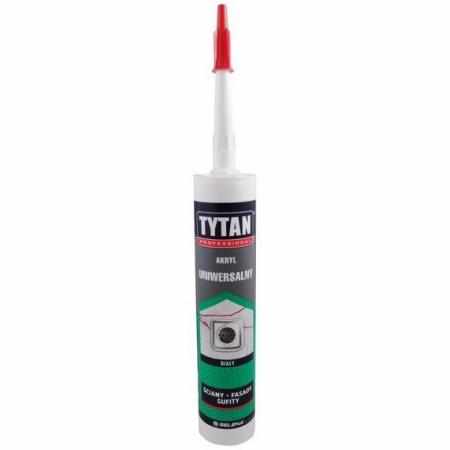 SAMCHEM TYTAN AKRYL UNIWERSALNY BIAŁY 280ML SELENA Akryl w kartuszach TYTAN PROFESSIONAL - niezawodny akryl budowlany do usz