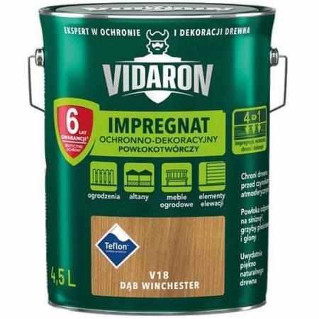 SAMCHEM VIDARON IMPREGNAT dąb winchester V18 4,5L Vidaron Impregnat do drewna 