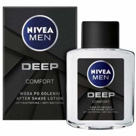 SAMCHEM NIVEA MEN WODA PO GOLENIU DEEP COMFORT 100ml NIVEA Strona główna NIVEA MEN WODA PO GOLENIU DEEP COMFORT 100ml