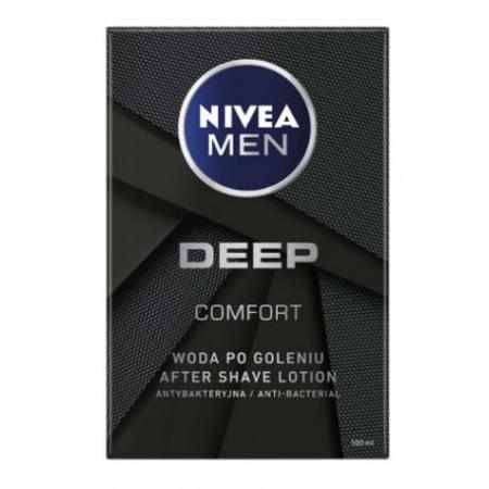 SAMCHEM NIVEA MEN WODA PO GOLENIU DEEP COMFORT 100ml NIVEA Strona główna NIVEA MEN WODA PO GOLENIU DEEP COMFORT 100ml