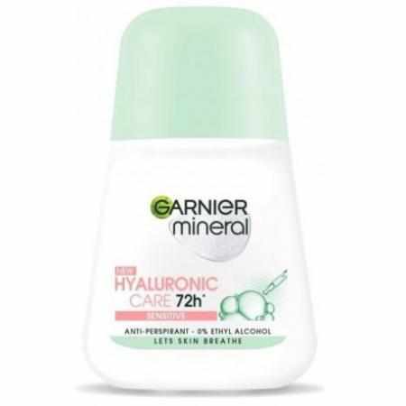 SAMCHEM Garnier Mineral Hyaluronic Care 72H Antyperspirant Roll-On Damski 50ML Garnier Antyperspiranty Garnier Mineral Hyalu SAMCHEM Garnier Mineral Hyaluronic Care 72H Antyperspirant Roll-On Damski 50ML Garnier Antyperspiranty Garnier Mineral Hyalu