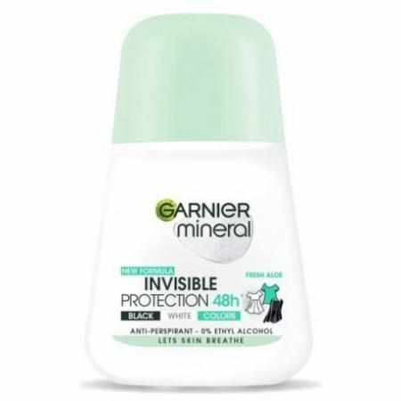 SAMCHEM Garnier Invisible Protection 48h Women Roll-On antyperspirant w kulkce Fresh Aloe 50ml Garnier Antyperspiranty Garni