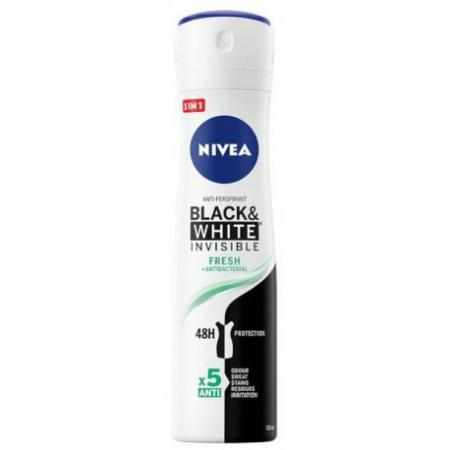 SAMCHEM NIVEA DEO SPRAY BLACK WHITE WOMEN SPRAY150ML NIVEA Strona główna NIVEA DEO SPRAY BLACK WHITE WOMEN SPRAY150ML
