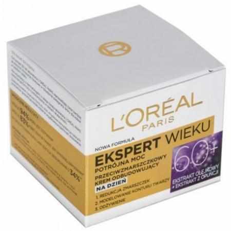SAMCHEM L\'OREAL EKSPERT WIEKU PRZECIWZMARSZCZKOWY KREM ODBUDOWUJąCY NA DZIEŃ 60+ 50 ML L\'Oréal Paris Strona główna L\'OREA