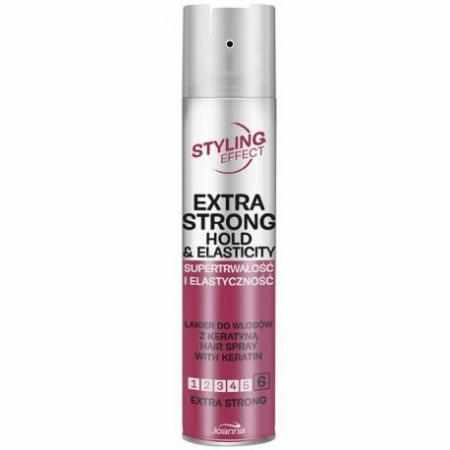 SAMCHEM Joanna Styling Effect Lakier do włosów z keratyną Ekstra Mocny 250ml JOANNA Stylizacja włosów Styling Effect to idea
