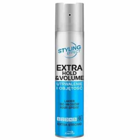 SAMCHEM Joanna Styling Effect Lakier do włosów Utrwalenie i Objętość extra strong 250ml JOANNA Stylizacja włosów Styling Eff