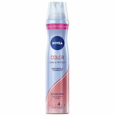 SAMCHEM NIVEA LAKIER DO WŁOSÓW COLOR CARE&PROTECT 250ML NIVEA Stylizacja włosów NIVEA LAKIER DO WŁOSÓW COLOR CARE&amp;PROTEC